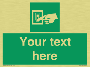 Custom Light Switch Sign